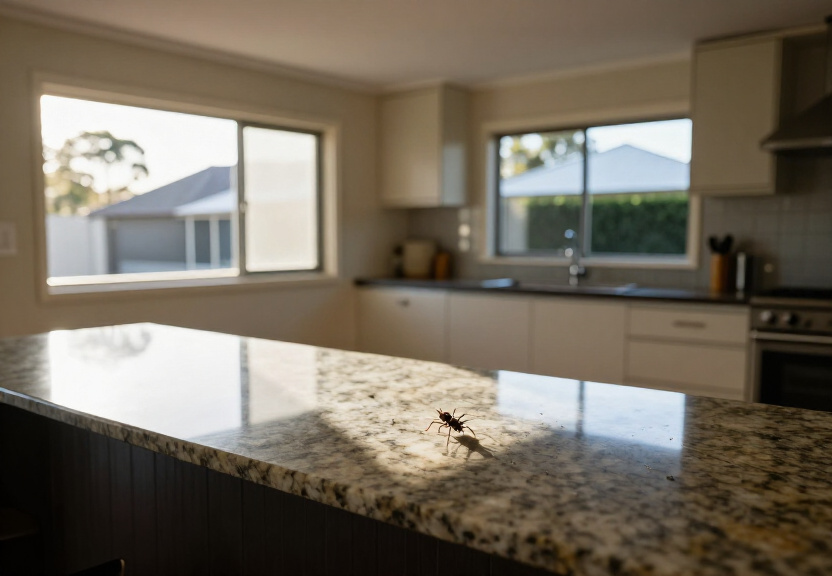 Garage free of spiders in South Windsor after treatment